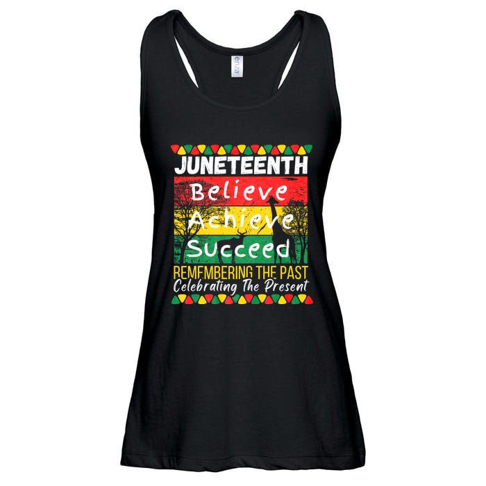 Juneteenth Is My Independence Day Black Pride Melanin Ladies Essential Flowy Tank