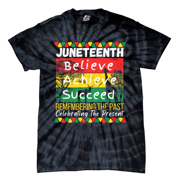 Juneteenth Is My Independence Day Black Pride Melanin Tie-Dye T-Shirt