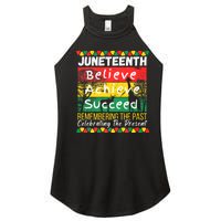 Juneteenth Is My Independence Day Black Pride Melanin Women's Perfect Tri Rocker Tank