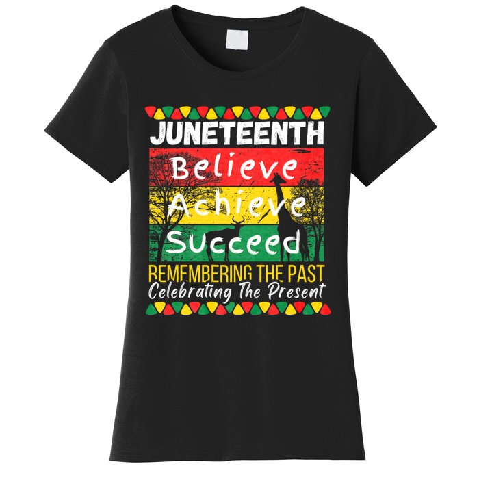 Juneteenth Is My Independence Day Black Pride Melanin Women's T-Shirt