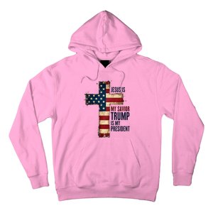 Jesus Is My Savior Trump Is My President Trump 2024 Maga Hoodie