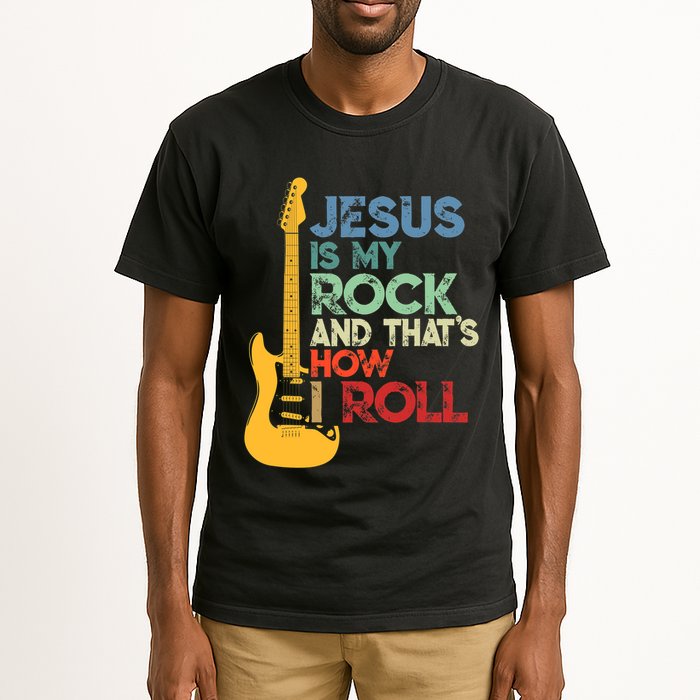 Jesus Is My Rock And That Is How I Roll Christian Tall T-Shirt