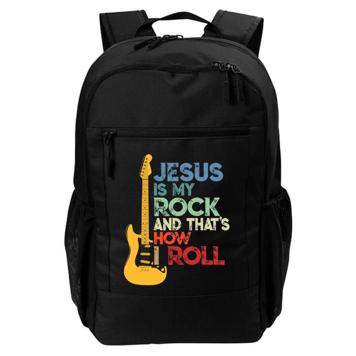 Jesus Is My Rock And That Is How I Roll Christian Backpack