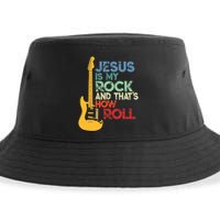 Jesus Is My Rock And That Is How I Roll Christian Sustainable Bucket Hat