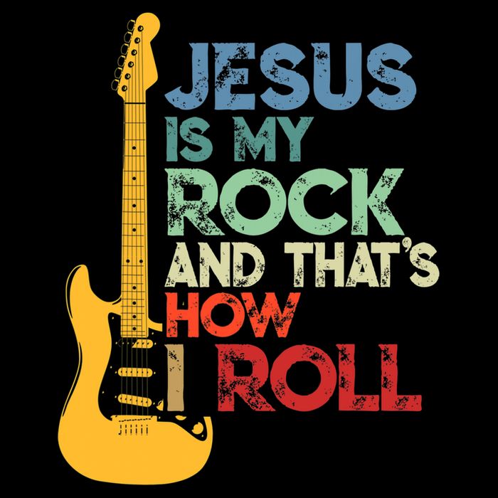 Jesus Is My Rock And That Is How I Roll Christian Sustainable Bucket Hat