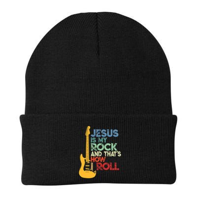 Jesus Is My Rock And That Is How I Roll Christian Beanie