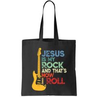 Jesus Is My Rock And That Is How I Roll Christian Bag