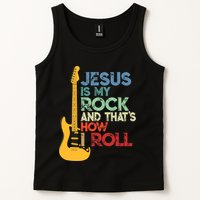 Jesus Is My Rock And That Is How I Roll Christian Tank Top