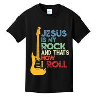 Jesus Is My Rock And That Is How I Roll Christian Kids T-Shirt