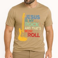 Jesus Is My Rock And That Is How I Roll Christian Performance Shirt