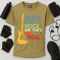 Jesus Is My Rock And That Is How I Roll Christian Performance Shirt
