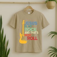 Jesus Is My Rock And That Is How I Roll Christian T-Shirt