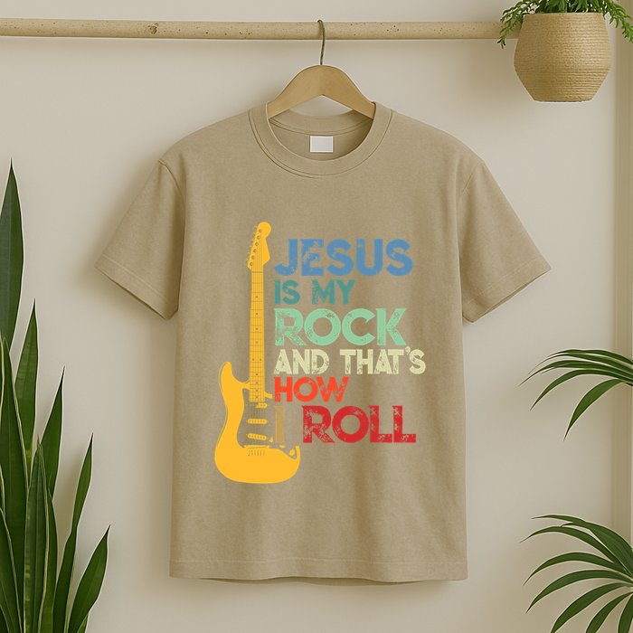 Jesus Is My Rock And That Is How I Roll Christian T-Shirt