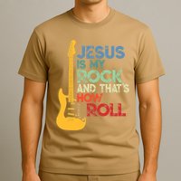 Jesus Is My Rock And That Is How I Roll Christian T-Shirt