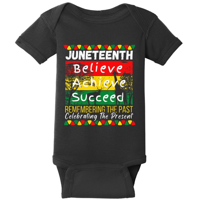 Juneteenth Is My Independence Day Black Pride Melanin Baby Bodysuit