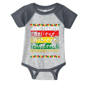 Juneteenth Is My Independence Day Black Pride Melanin Infant Baby Jersey Bodysuit