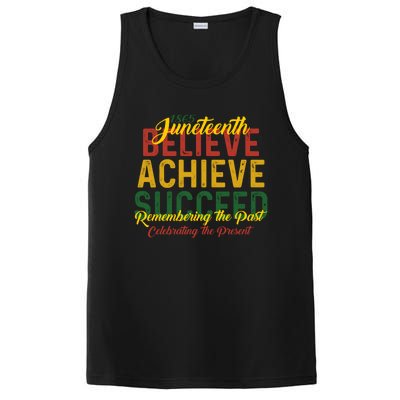 Junenth Is My Independence Day Believe Achieve Succeed Gift PosiCharge Competitor Tank