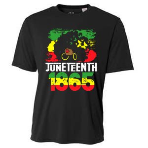 Juneteenth Is My Independence Day Black Women Freedom 1865 Cooling Performance Crew T-Shirt