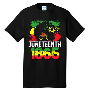 Juneteenth Is My Independence Day Black Women Freedom 1865 Tall T-Shirt