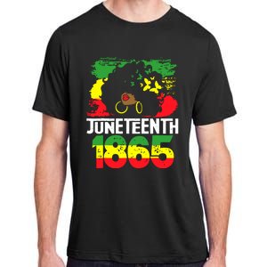 Juneteenth Is My Independence Day Black Women Freedom 1865 Adult ChromaSoft Performance T-Shirt