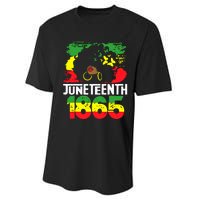 Juneteenth Is My Independence Day Black Women Freedom 1865 Performance Sprint T-Shirt