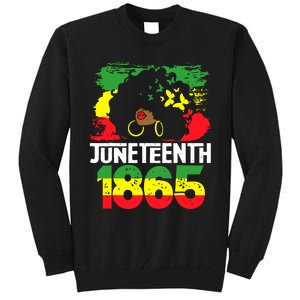 Juneteenth Is My Independence Day Black Women Freedom 1865 Tall Sweatshirt