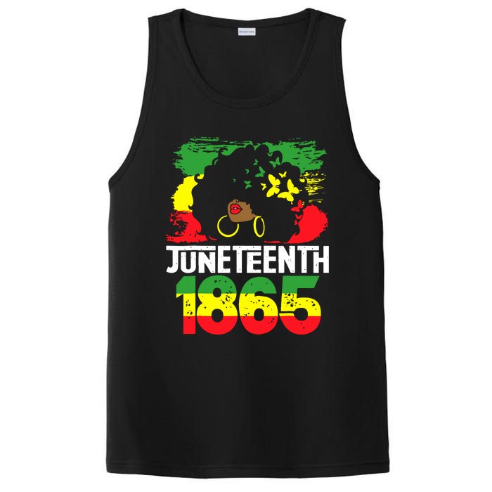 Juneteenth Is My Independence Day Black Women Freedom 1865 PosiCharge Competitor Tank