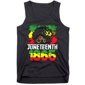 Juneteenth Is My Independence Day Black Women Freedom 1865 Tank Top