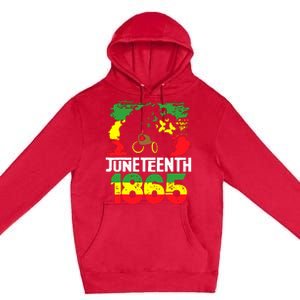 Juneteenth Is My Independence Day Black Women Freedom 1865 Premium Pullover Hoodie