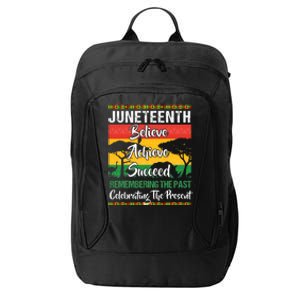 Juneteenth Is My Independence Day African 1865 Freedom Day City Backpack