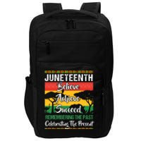 Juneteenth Is My Independence Day African 1865 Freedom Day Impact Tech Backpack