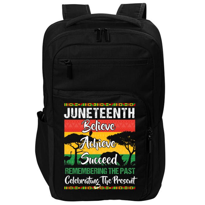 Juneteenth Is My Independence Day African 1865 Freedom Day Impact Tech Backpack