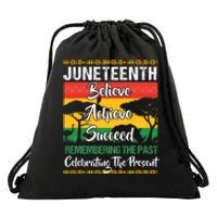 Juneteenth Is My Independence Day African 1865 Freedom Day Drawstring Bag