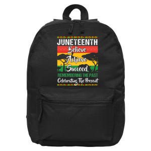 Juneteenth Is My Independence Day African 1865 Freedom Day 16 in Basic Backpack