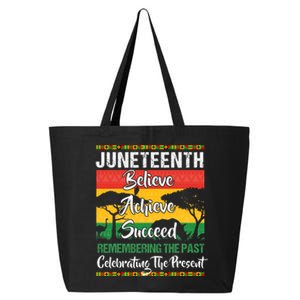 Juneteenth Is My Independence Day African 1865 Freedom Day 25L Jumbo Tote