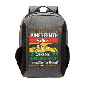 Juneteenth Is My Independence Day African 1865 Freedom Day Vector Backpack