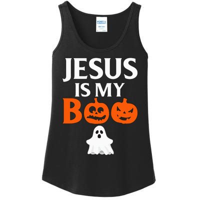 Jesus Is My Boo Cute Halloween Design For Christians Ladies Essential Tank