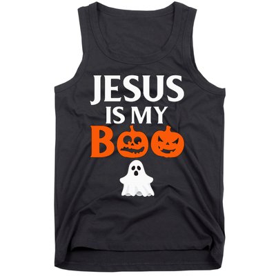 Jesus Is My Boo Cute Halloween Design For Christians Tank Top