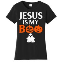 Jesus Is My Boo Cute Halloween Design For Christians Women's T-Shirt