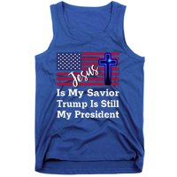 Jesus Is My Savior Trump Is Still My President Gift Tank Top