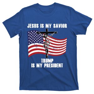 Jesus Is My Savior Trump Is My President Usa Patriots Great Gift T-Shirt