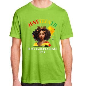 Junenth Is My Independence Day Graphic 2024 Gift Adult ChromaSoft Performance T-Shirt