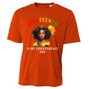 Junenth Is My Independence Day Graphic 2024 Gift Cooling Performance Crew T-Shirt