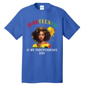 Junenth Is My Independence Day Graphic 2024 Gift Tall T-Shirt