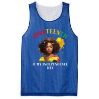 Junenth Is My Independence Day Graphic 2024 Gift Mesh Reversible Basketball Jersey Tank