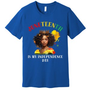 Junenth Is My Independence Day Graphic 2024 Gift Premium T-Shirt