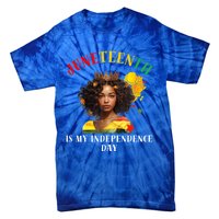 Junenth Is My Independence Day Graphic 2024 Gift Tie-Dye T-Shirt