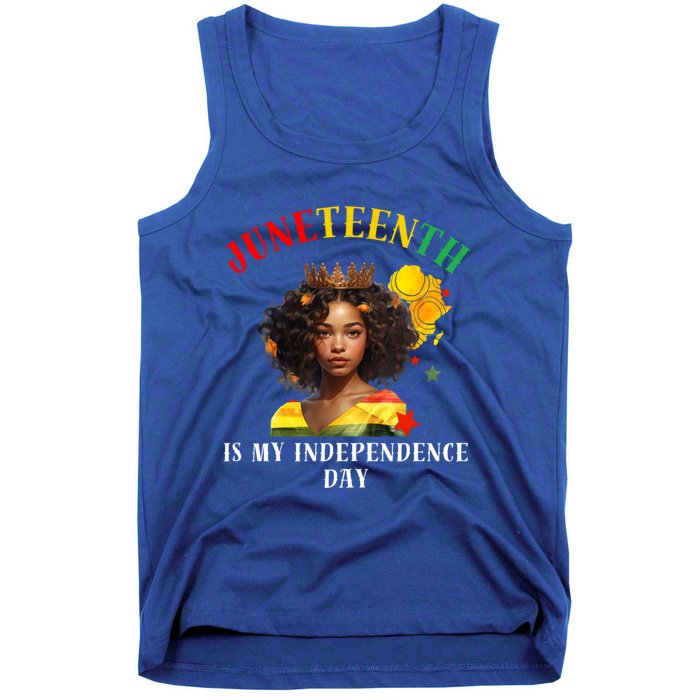 Junenth Is My Independence Day Graphic 2024 Gift Tank Top