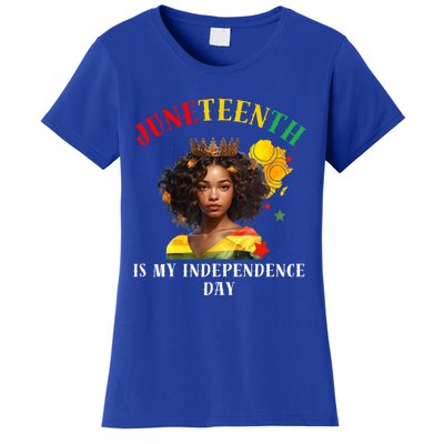 Junenth Is My Independence Day Graphic 2024 Gift Women's T-Shirt