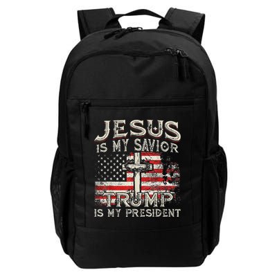 Jesus Is My Savior Trump Is My President Backpack